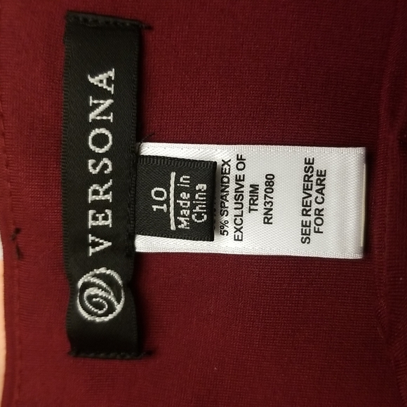 Fabulous Versona cranberry pants - Picture 7 of 9